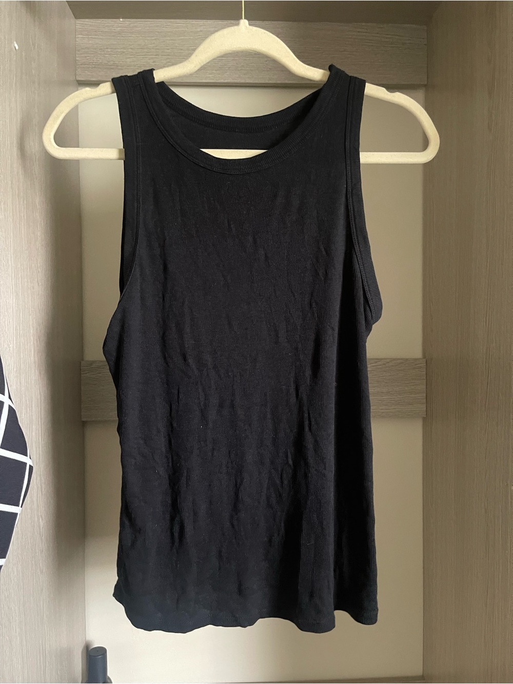 a new day Black Sleeveless Tank Top - High Neck